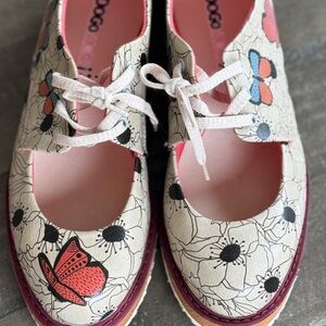 Dogo Floral Lace-Up Shoes